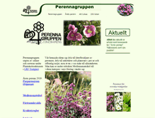 Tablet Screenshot of perennagruppen.com